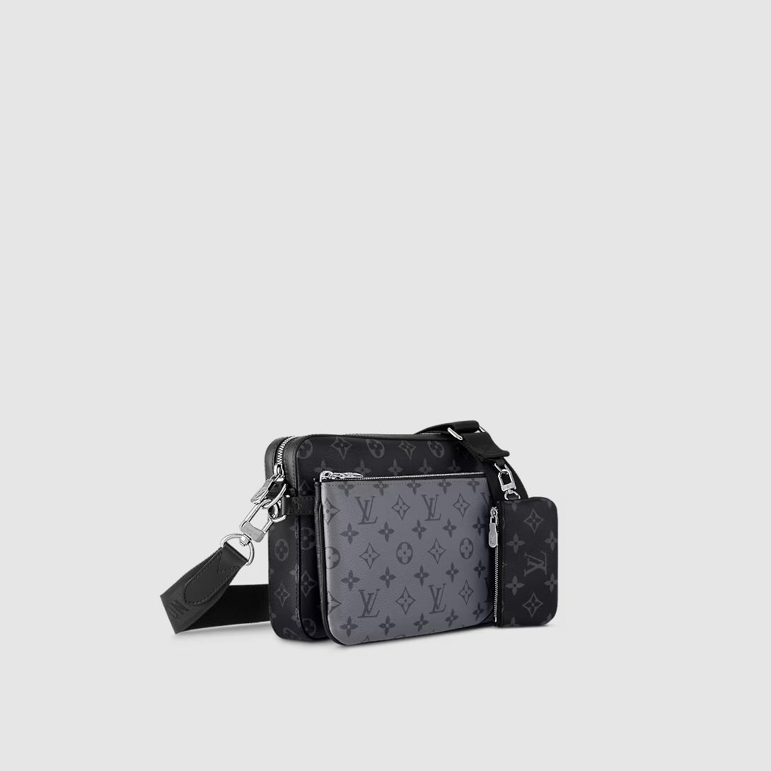 Túi Louis Vuitton Trio Messenger Nam Xám